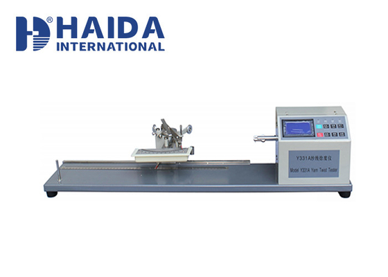 Stainless Steel Touch Screen Yarn Twist Testing Machine Specimen length 25mm