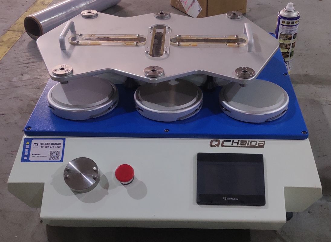 Martindale Abrasion Tester Footwear Testing Machine 140mm Sample Diameter